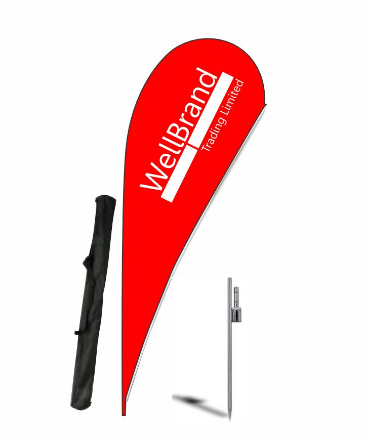 Teardrop flags